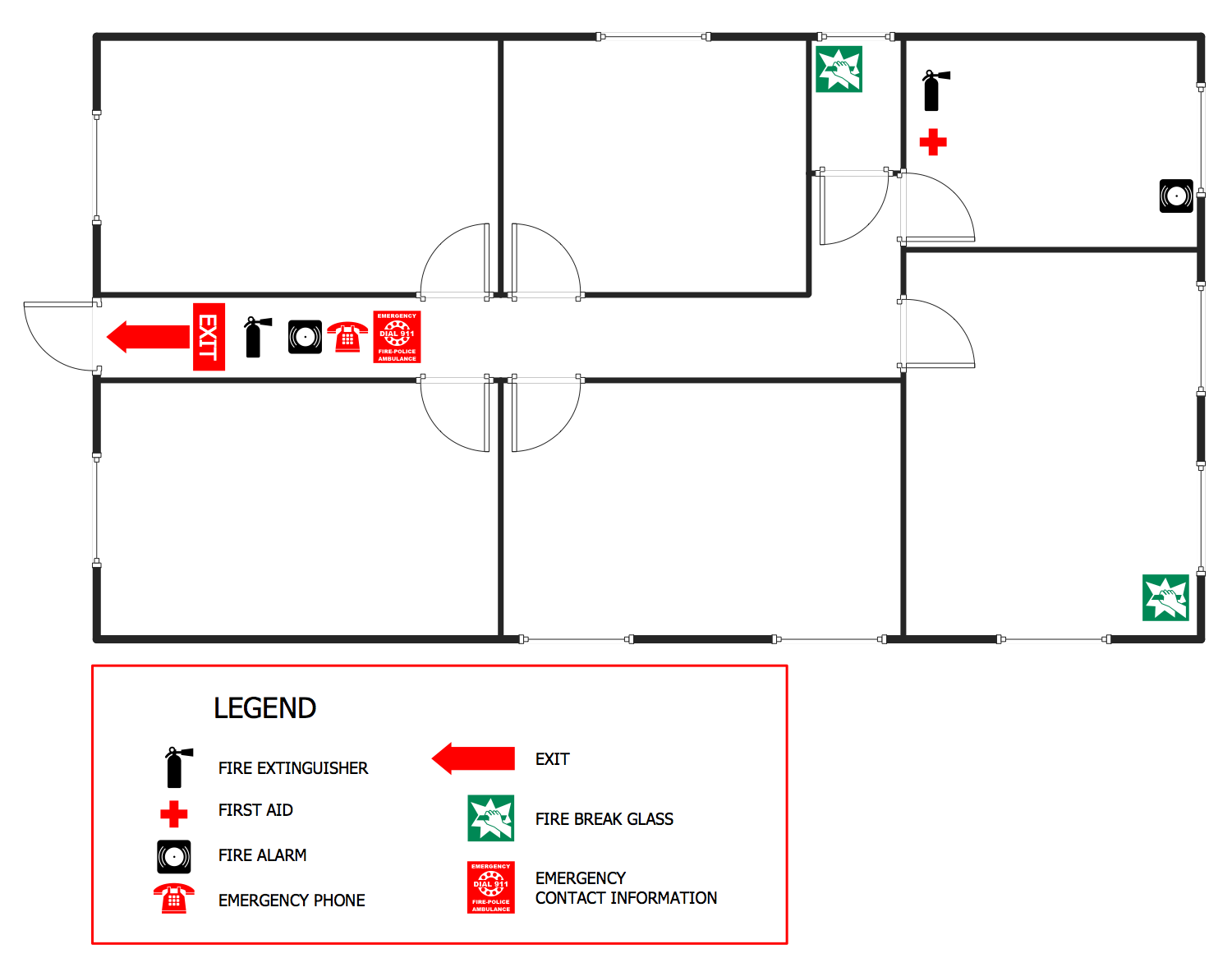 Emergency Evacuation Plan Template For Business from www.conceptdraw.com