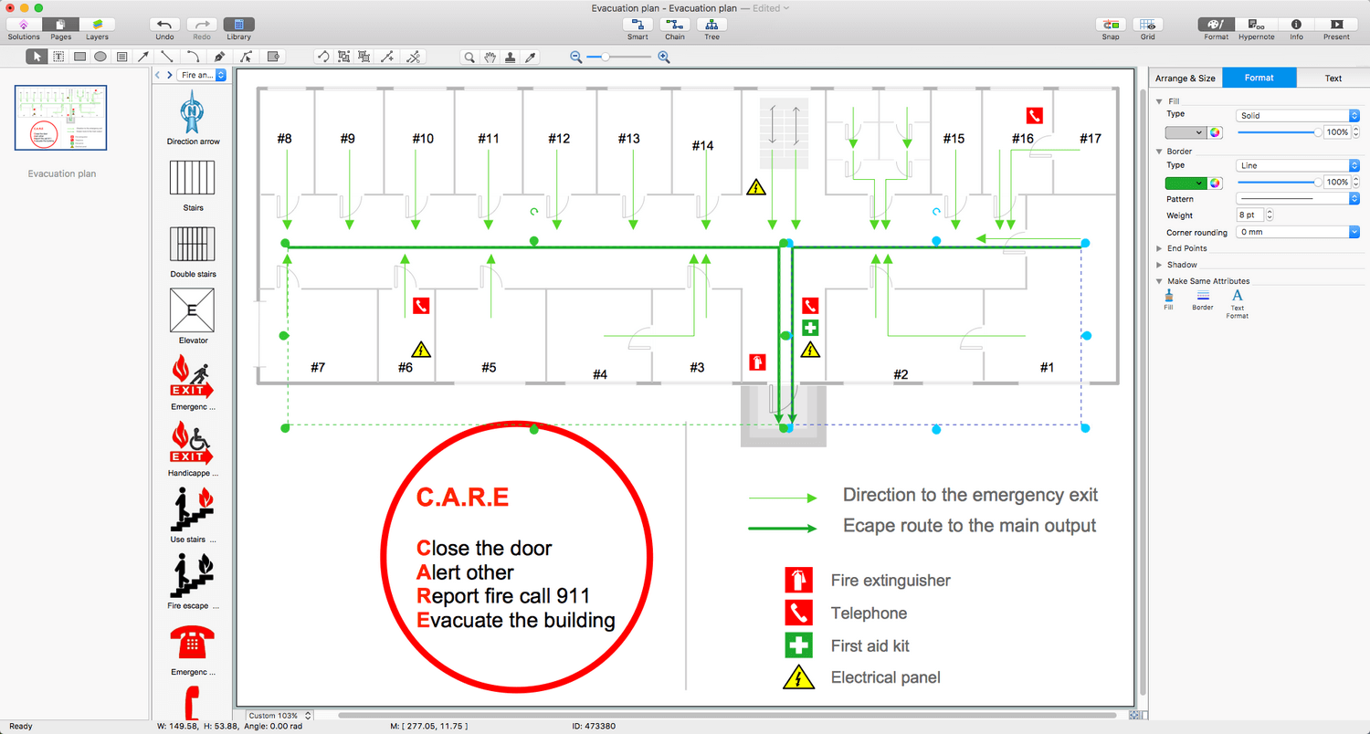 Fire and Emergency Plans Solution for Apple macOS