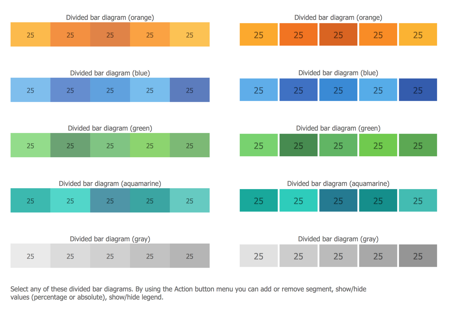 Design Elements — Basic Divided Bar Diagrams