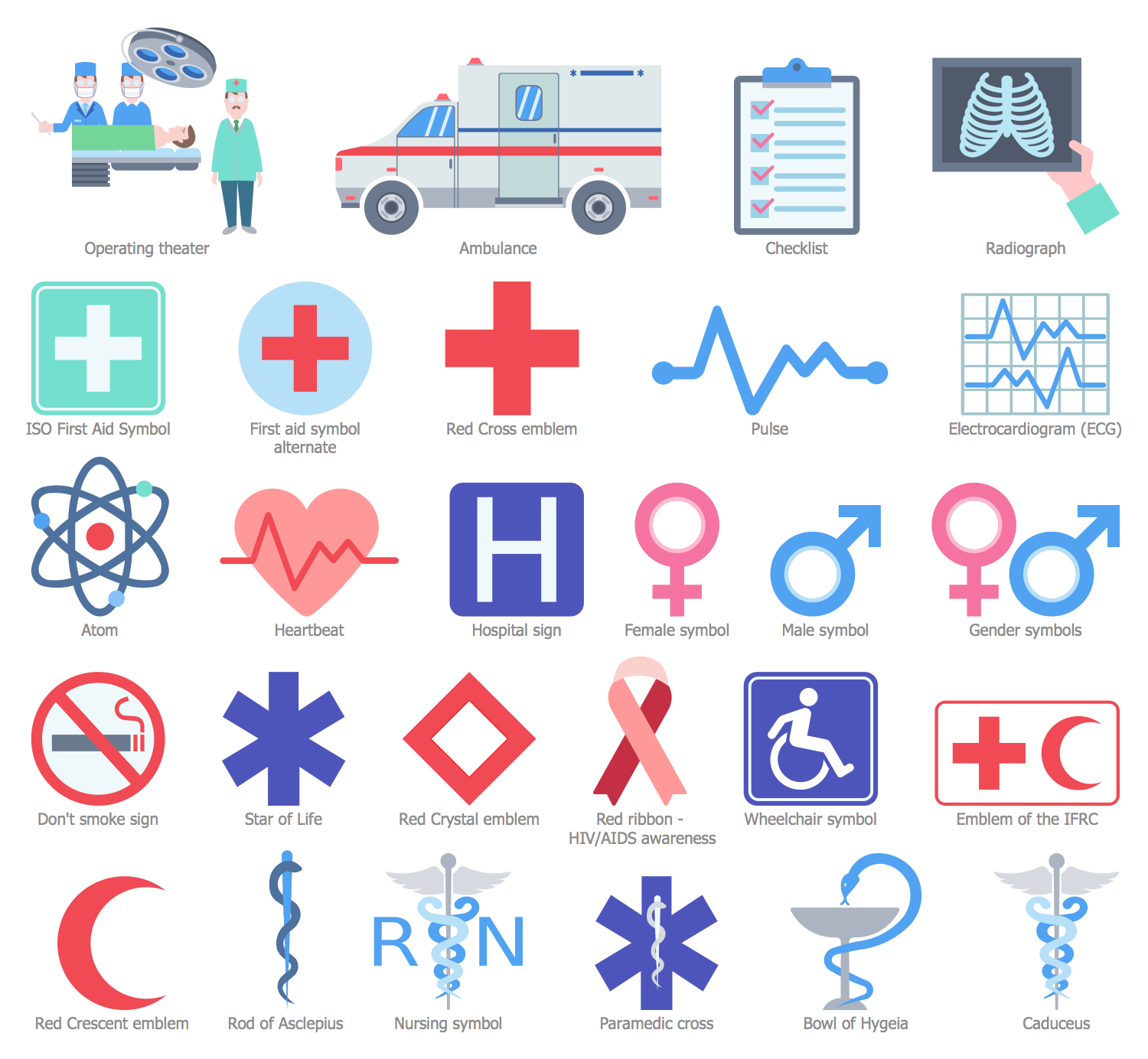 Design Elements — Medical Symbols