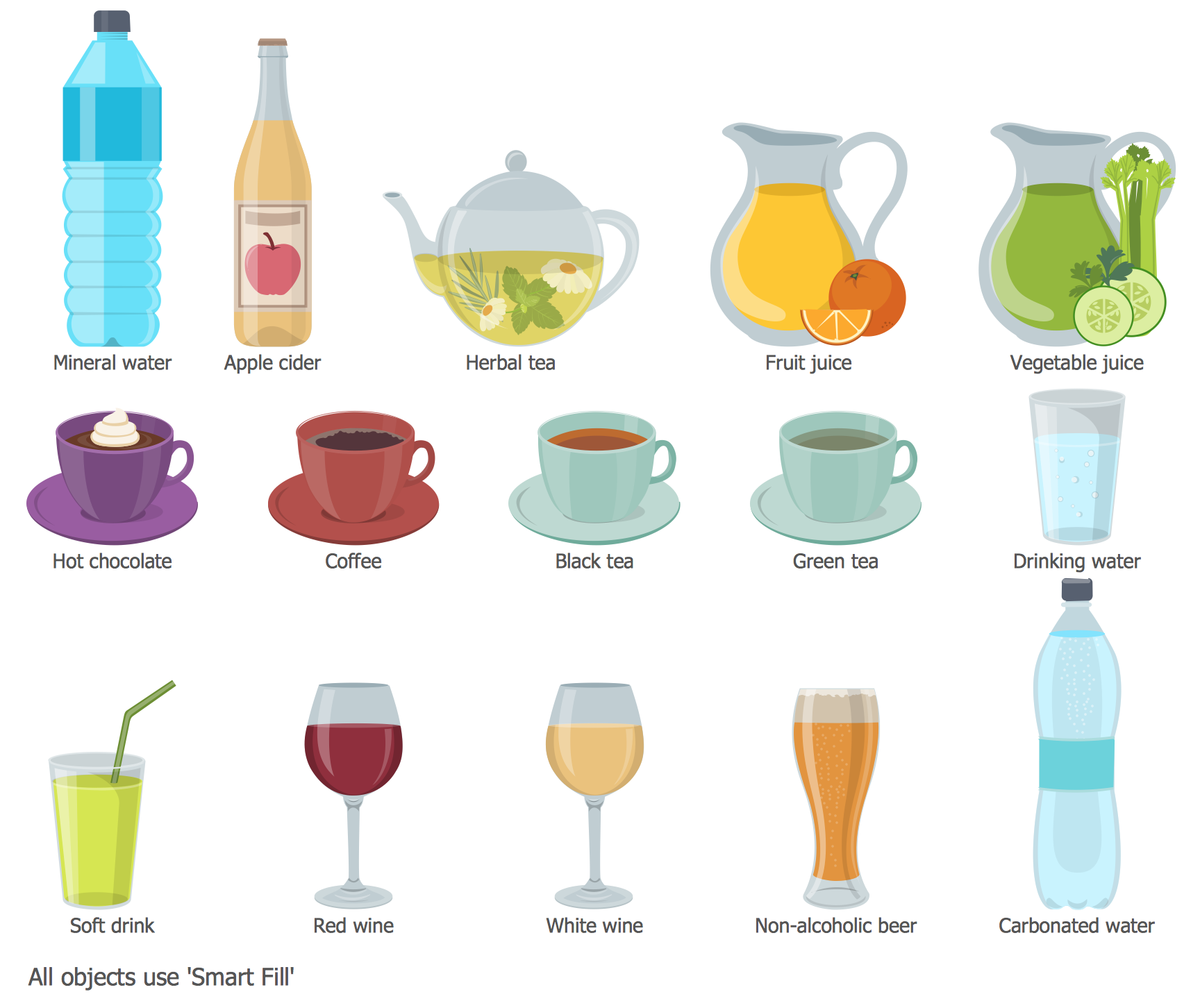 Design Elements — Health Beverages