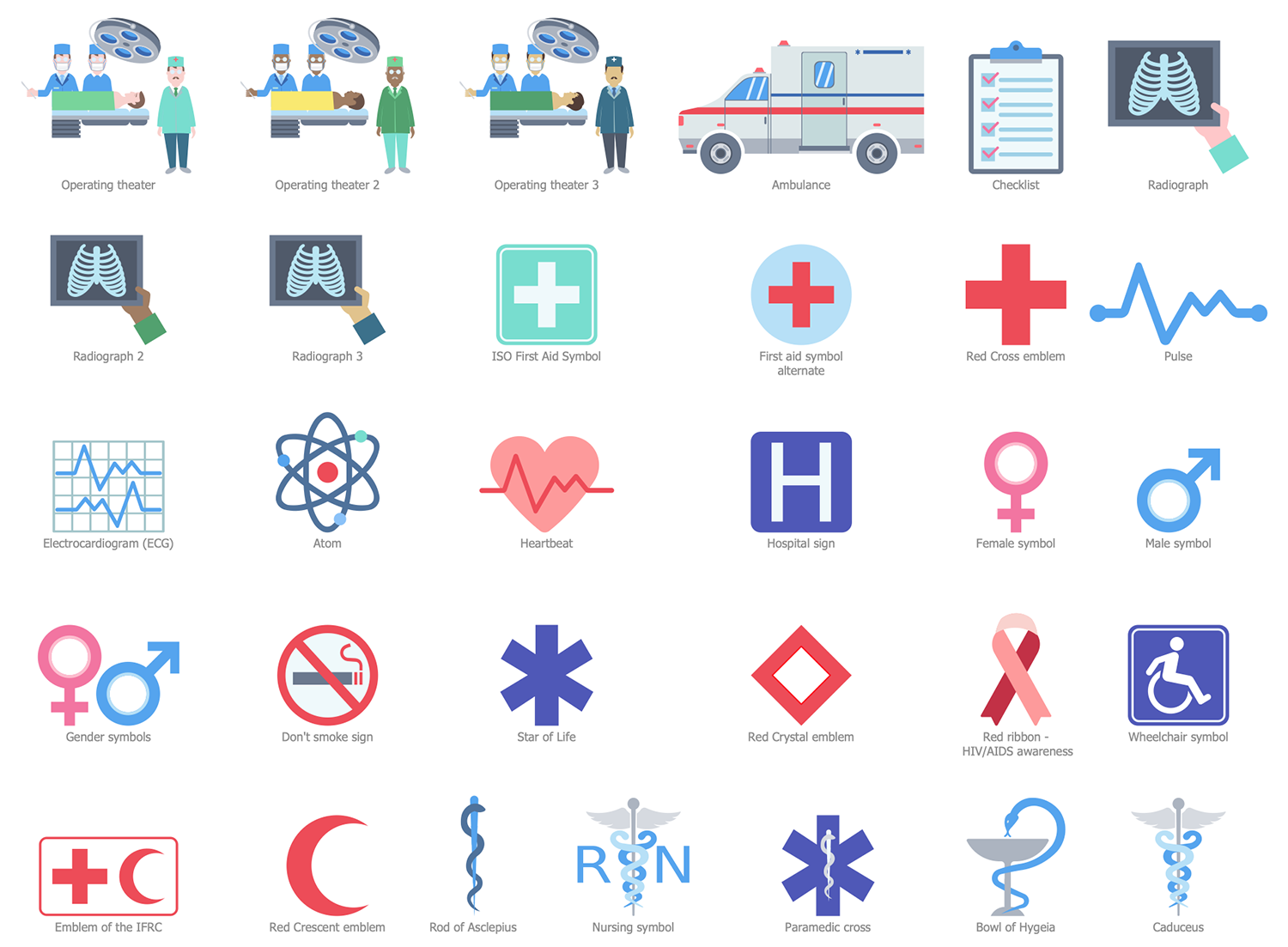 Design Elements — Medical Symbols