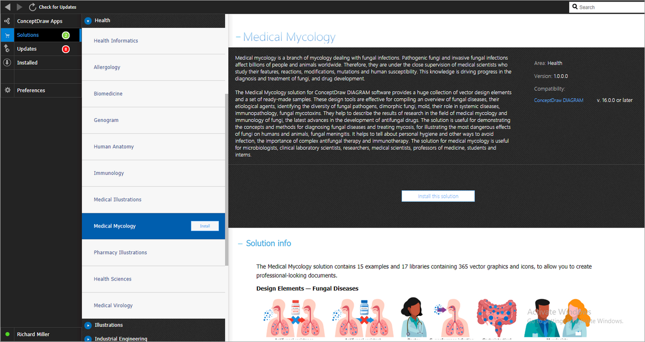 Medical Mycology solution — Install