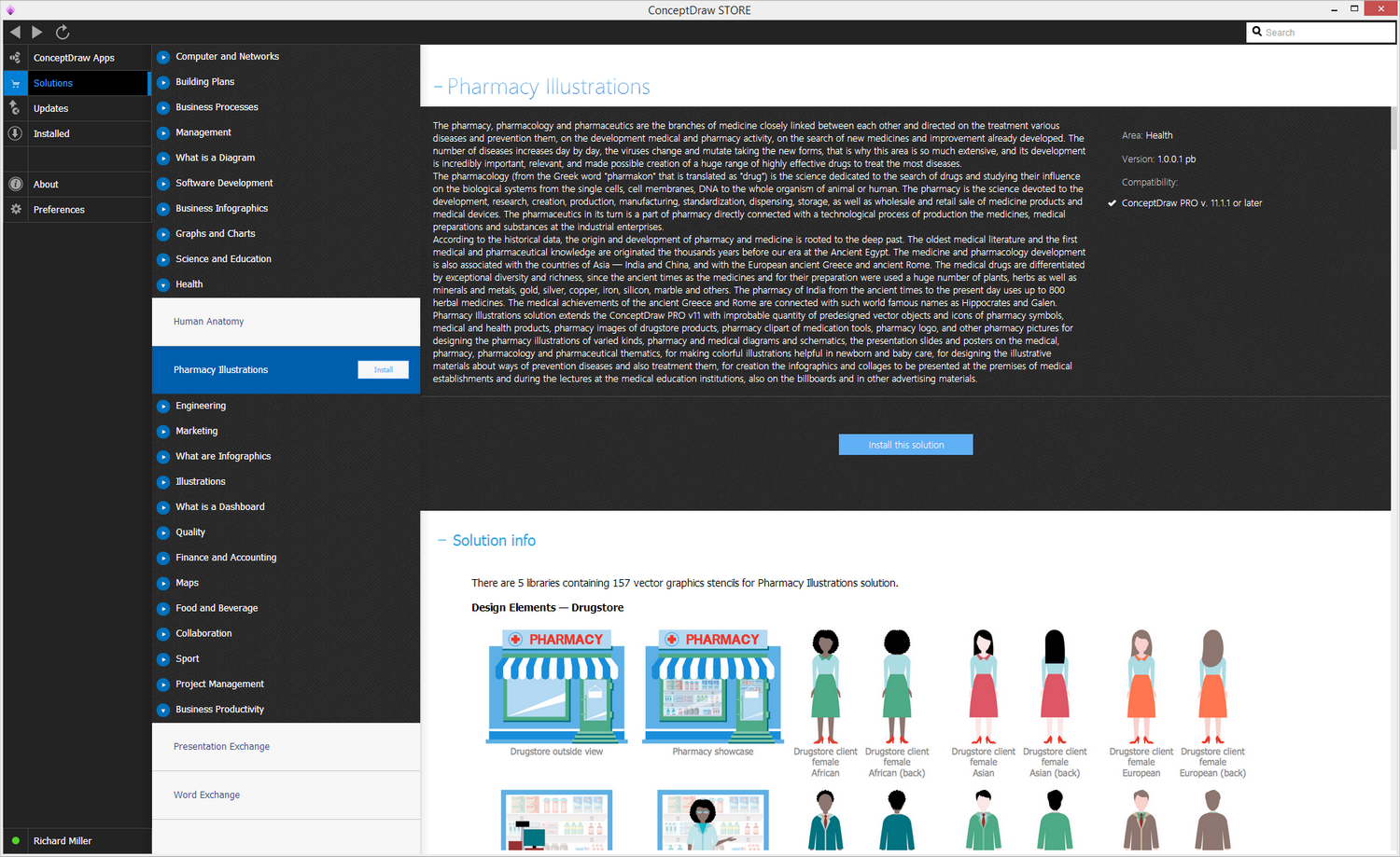 Pharmacy Illustration solution - Install