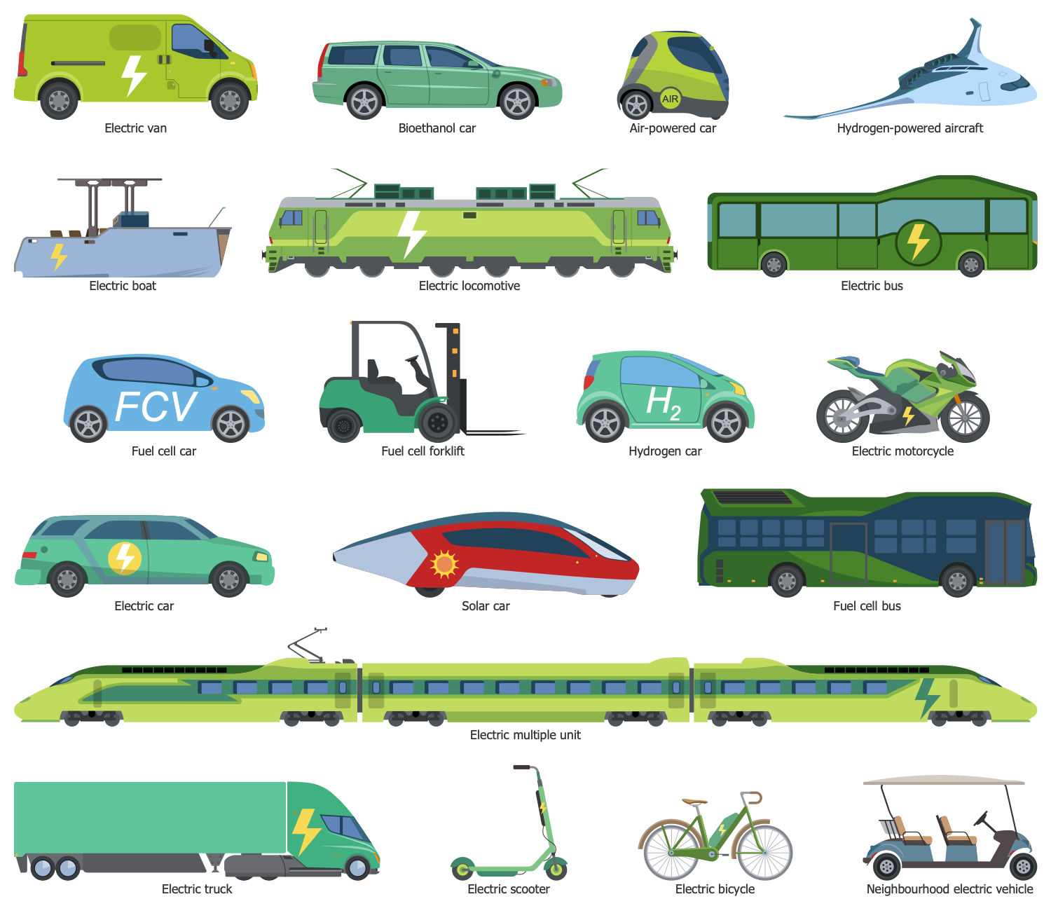 Design Elements — Green Transport