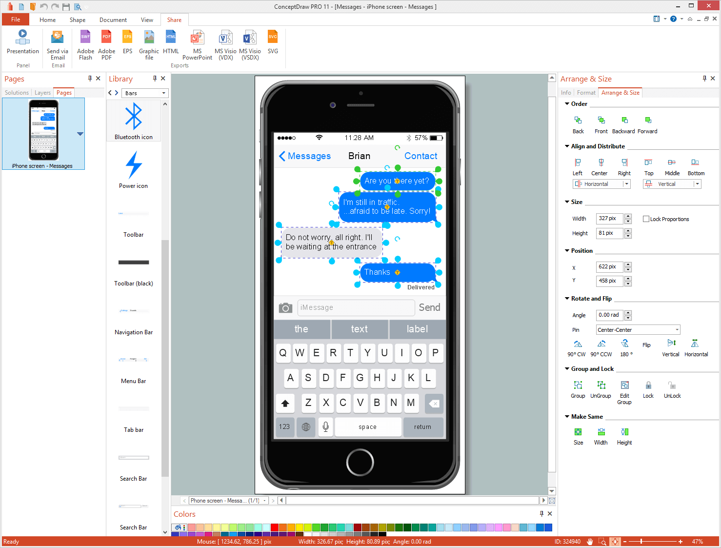 iPhone User Interface Solution for Microsoft Windows