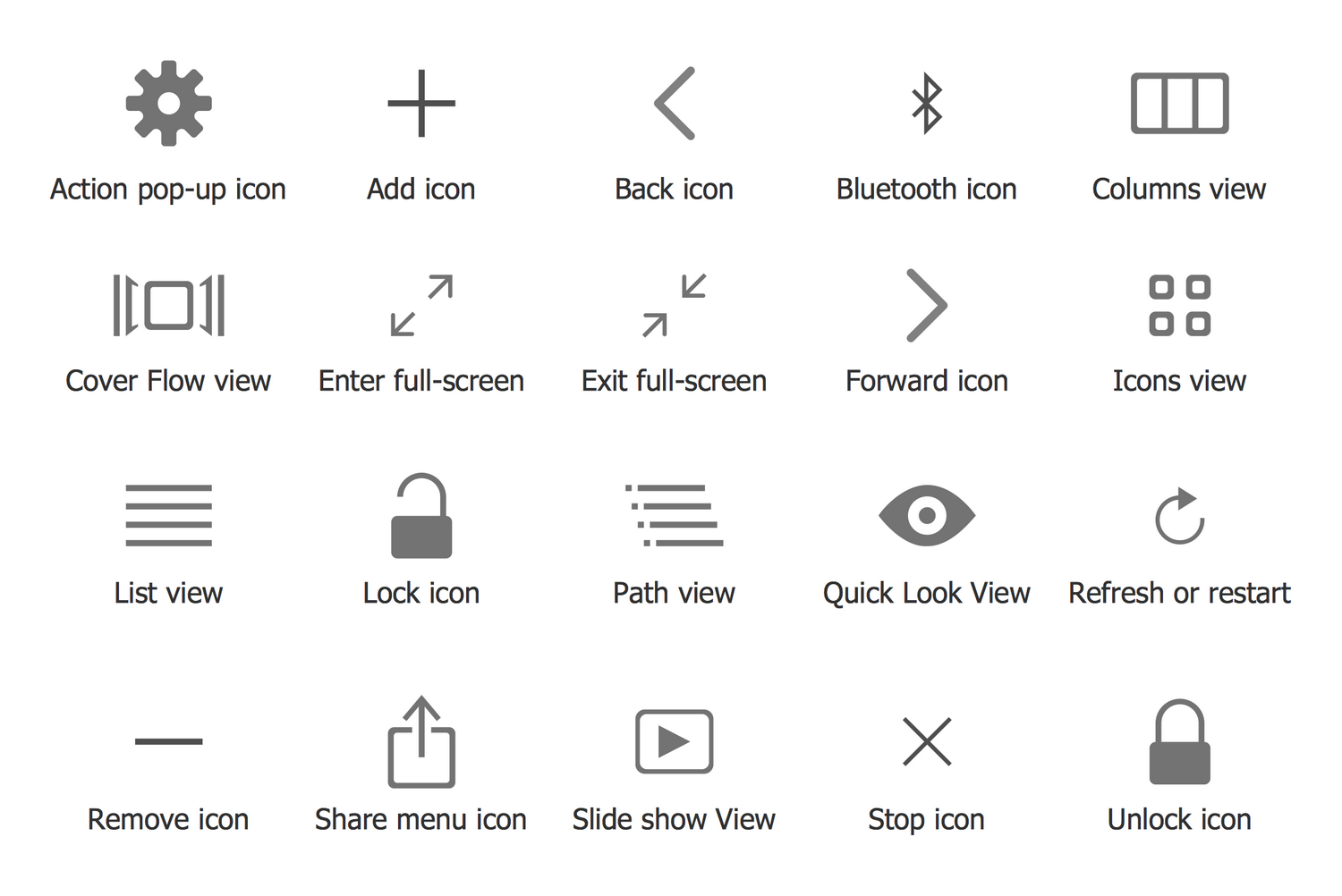 Design Elements — macOS Control Images