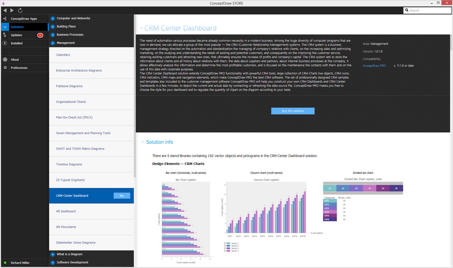 CRM Center Dashboard Solution - Buy