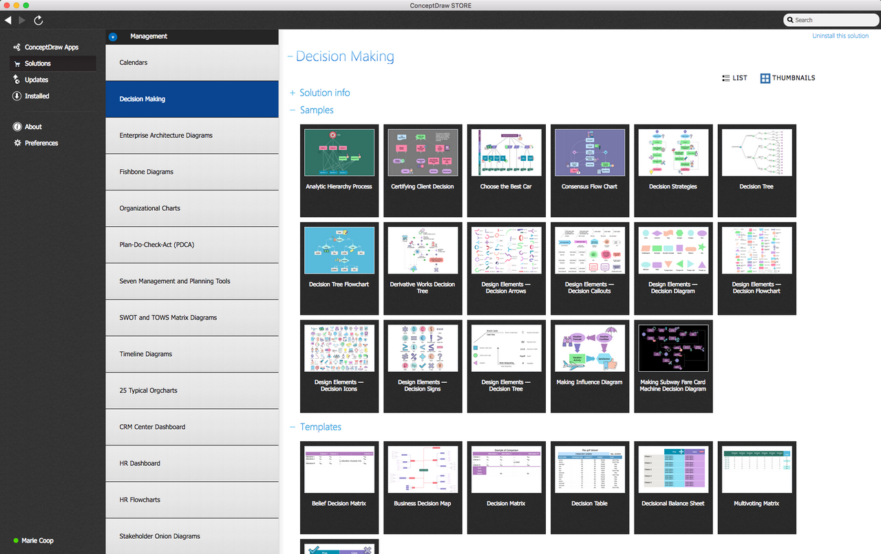 Decision Making Solution | ConceptDraw.com