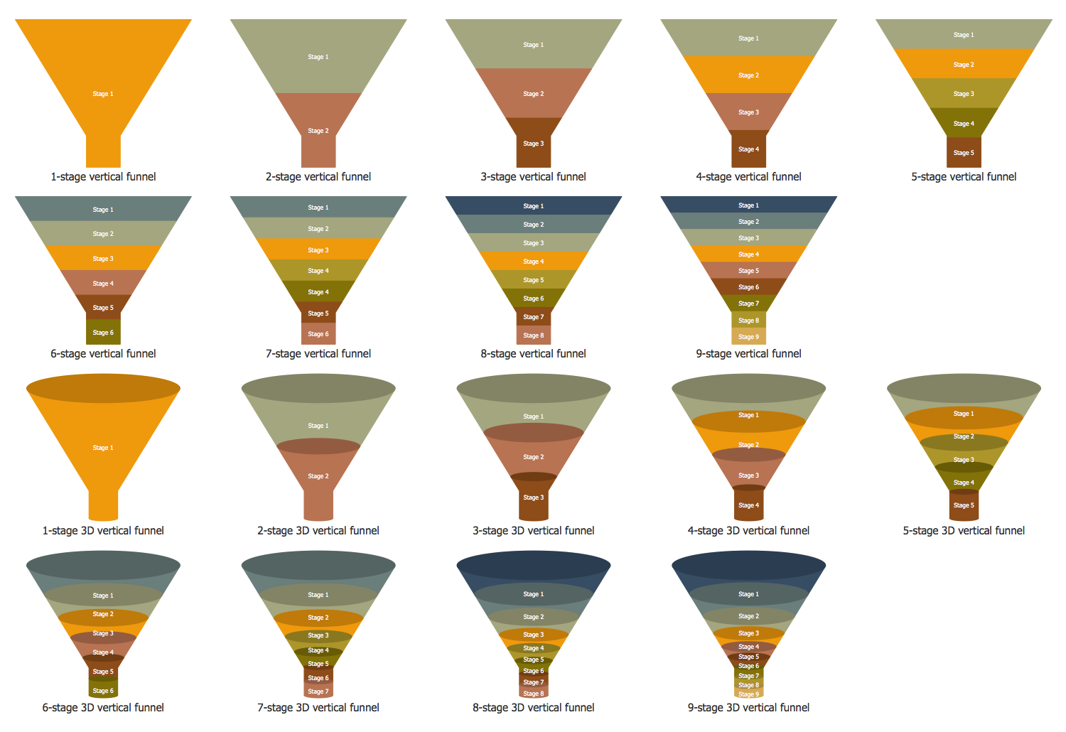 Design Elements — Vertical Funnels