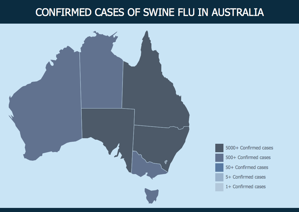 Confirmed Cases of Swine Flu in Australia
