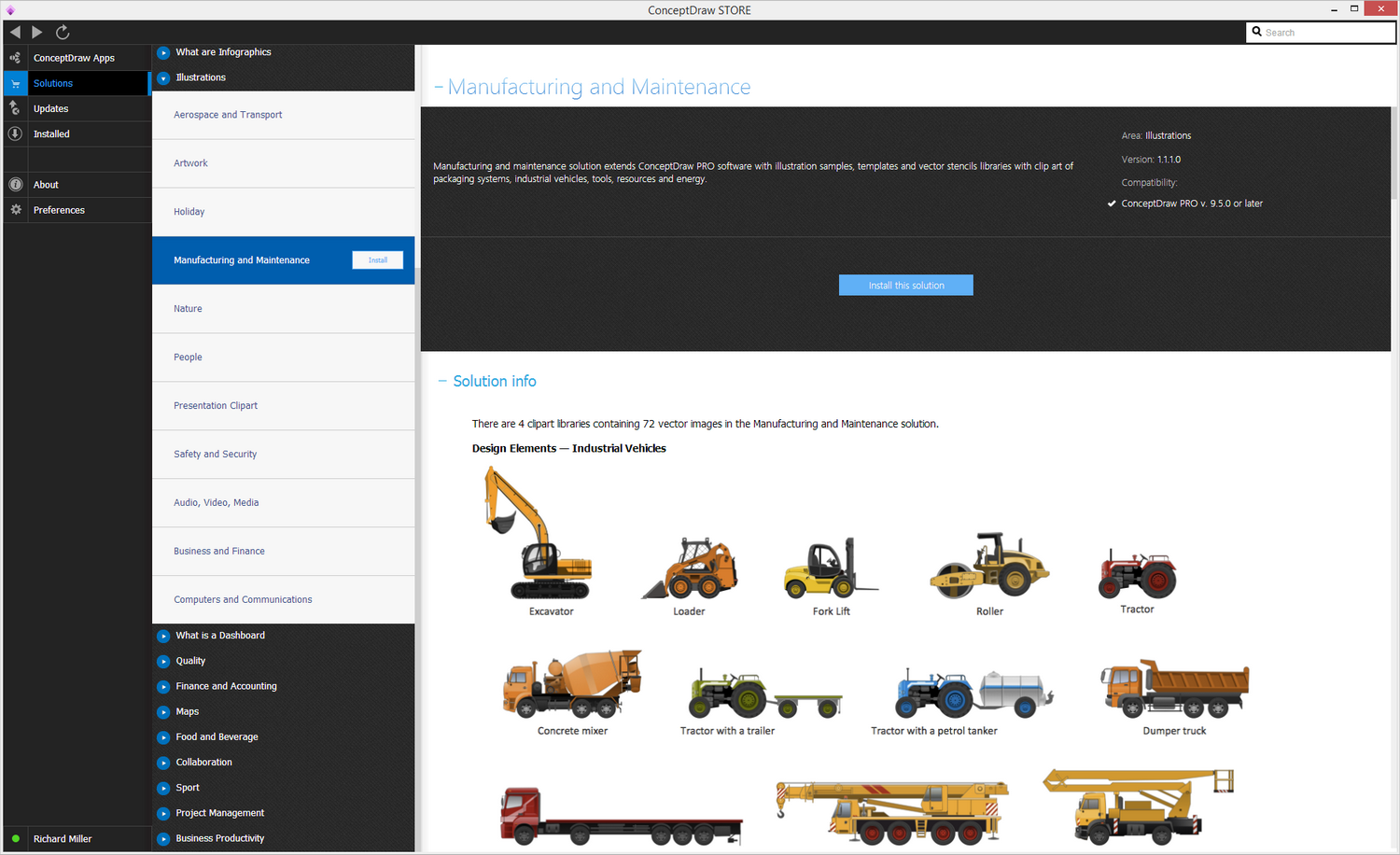 Manufacturing and Maintenance Illustration Solution - Install