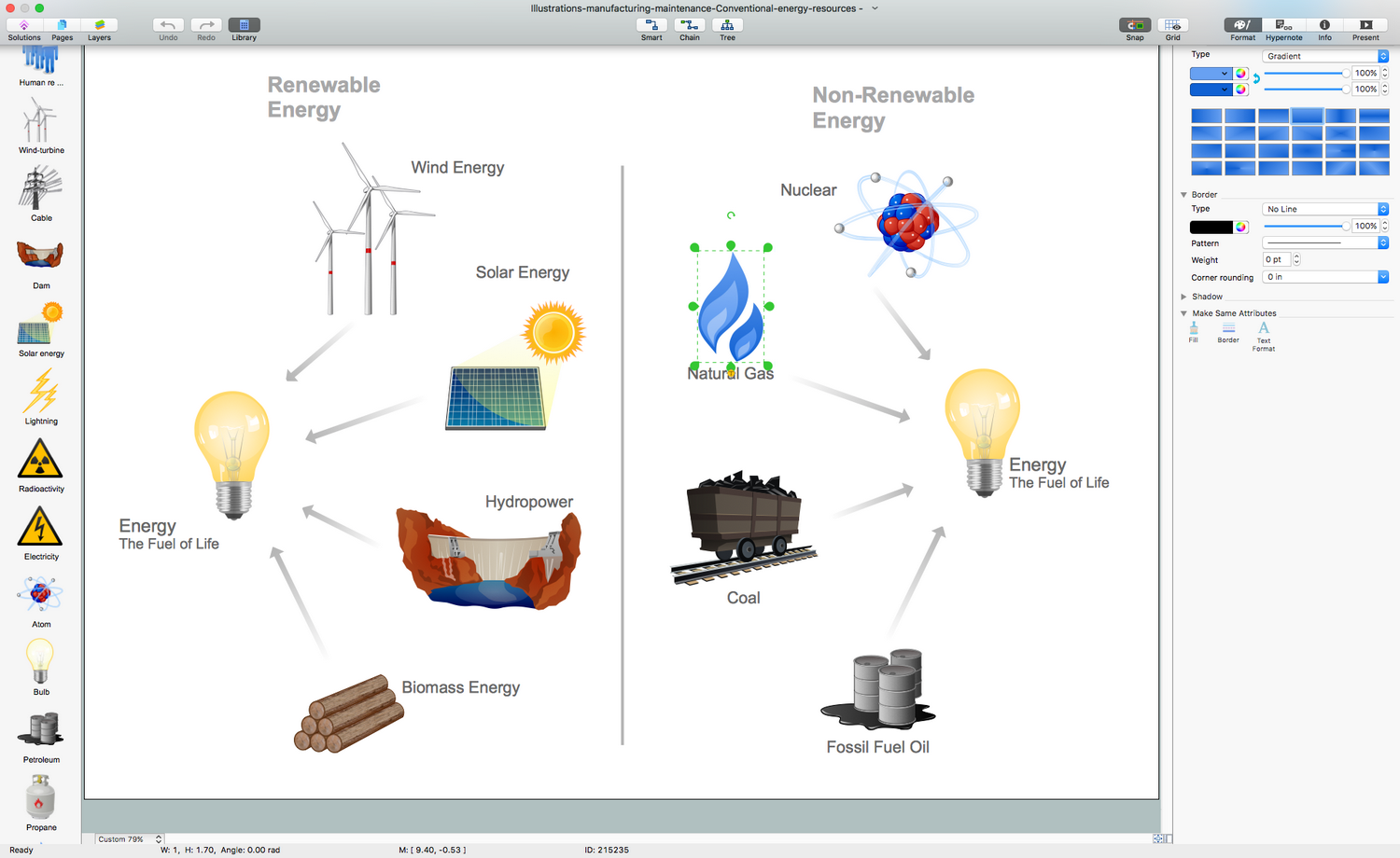 Manufacturing and Maintenance Illustration Solution for macOS