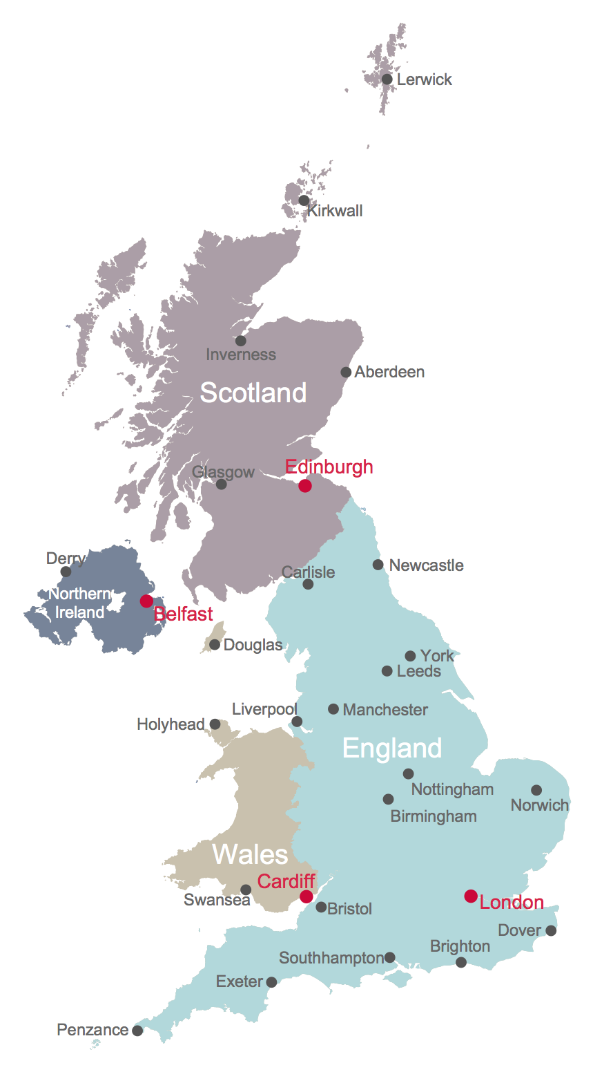 British Isles Map