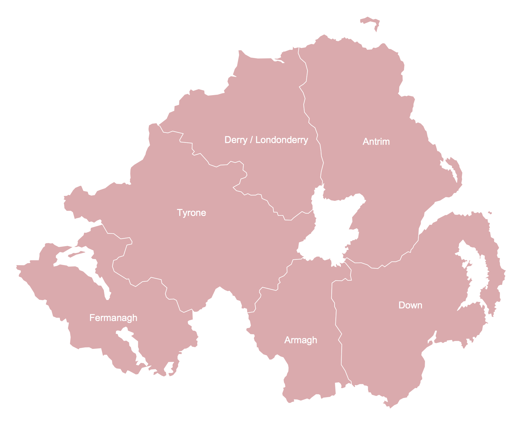 Northern-Ireland-Counties-Map