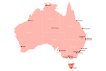  Tasmania in Australia Map