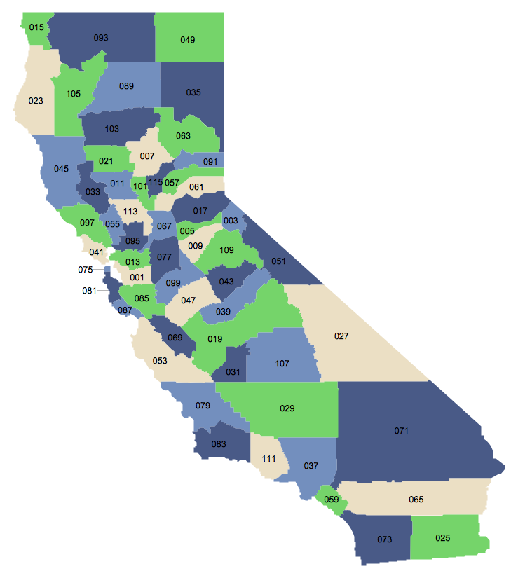 Map of USA States