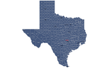  Texas Counties Map