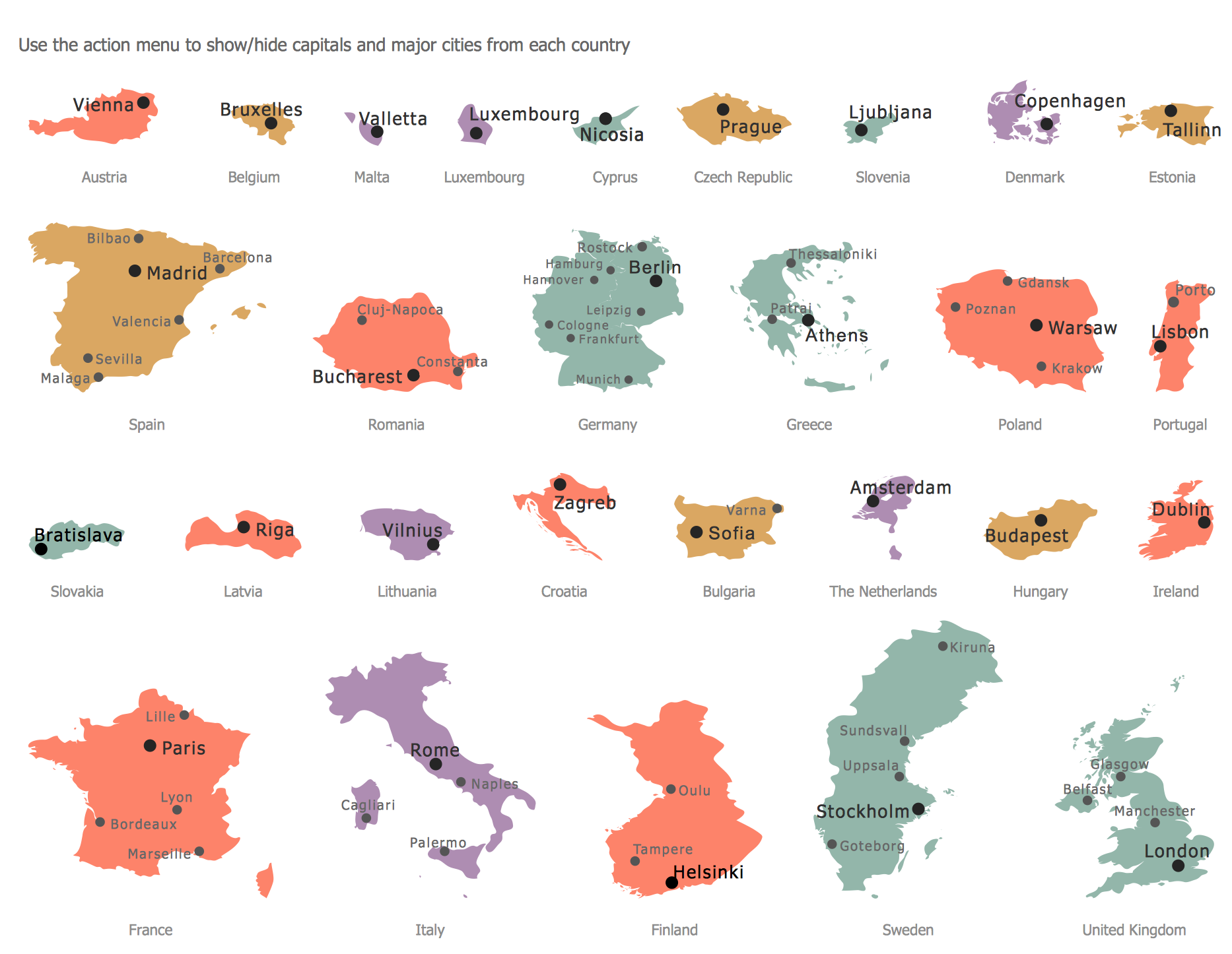 Design Elements — Marketing Maps (EU)