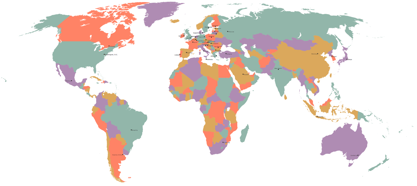 Design Elements — Marketing Maps (World Map)