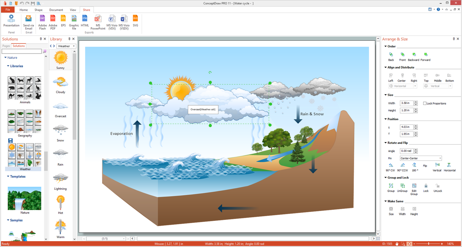 Nature Illustration Solution for Microsoft Windows