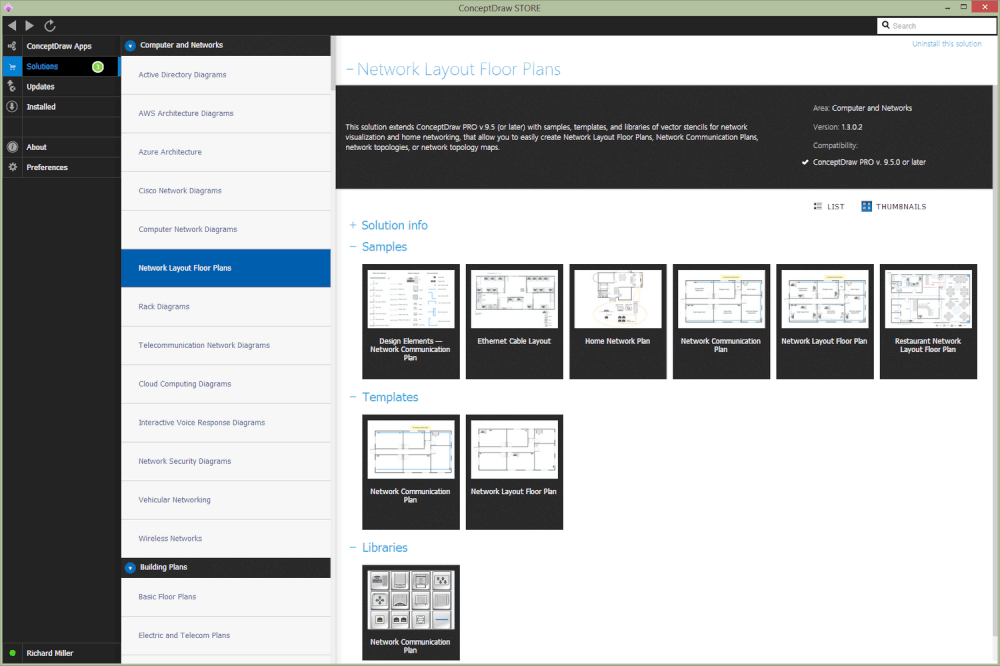 Network Layout Floor Plans Solution — Start