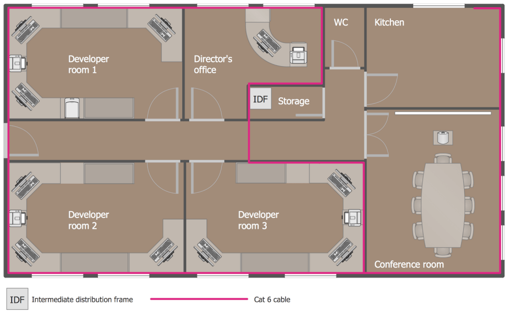 Network Layout Floor Plans Solution | ConceptDraw.com wiring diagram sample room 