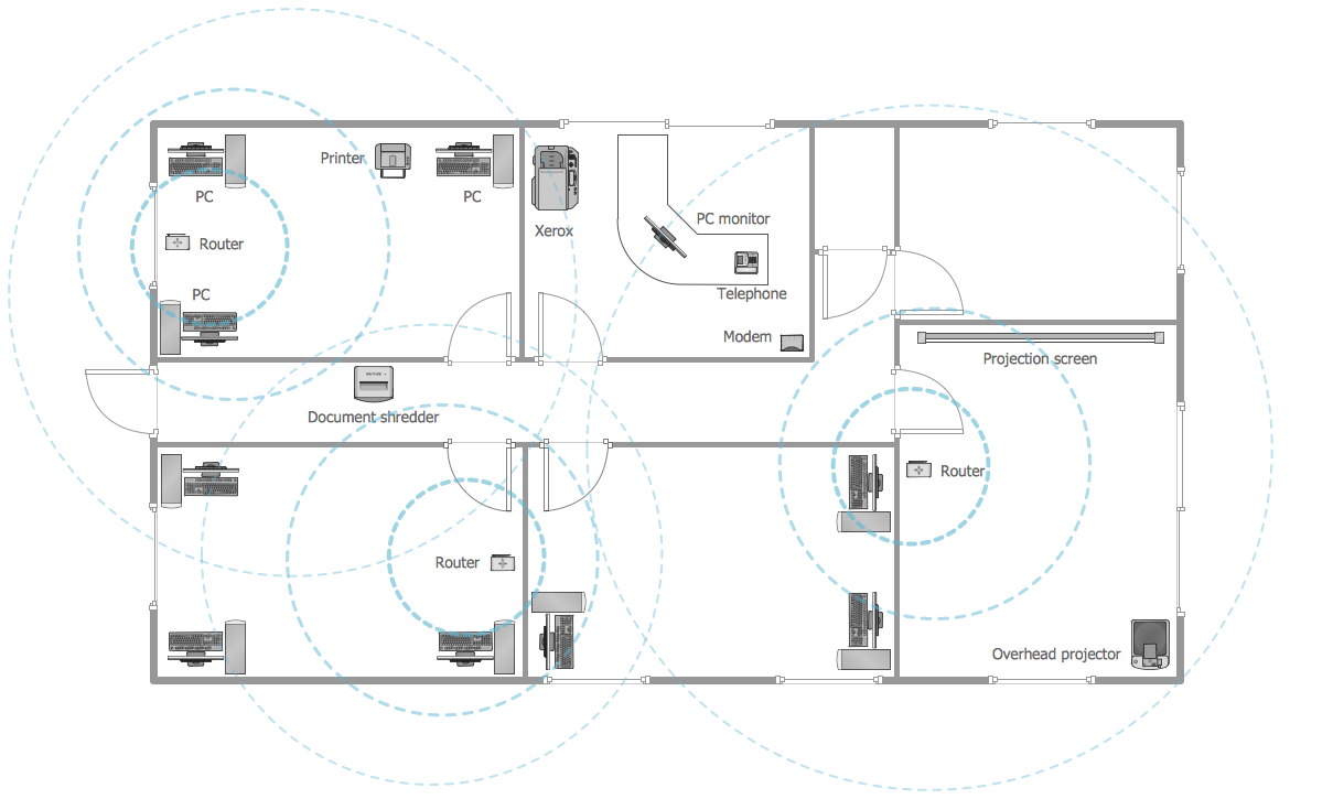 Office Layout — Wireless Network Plan