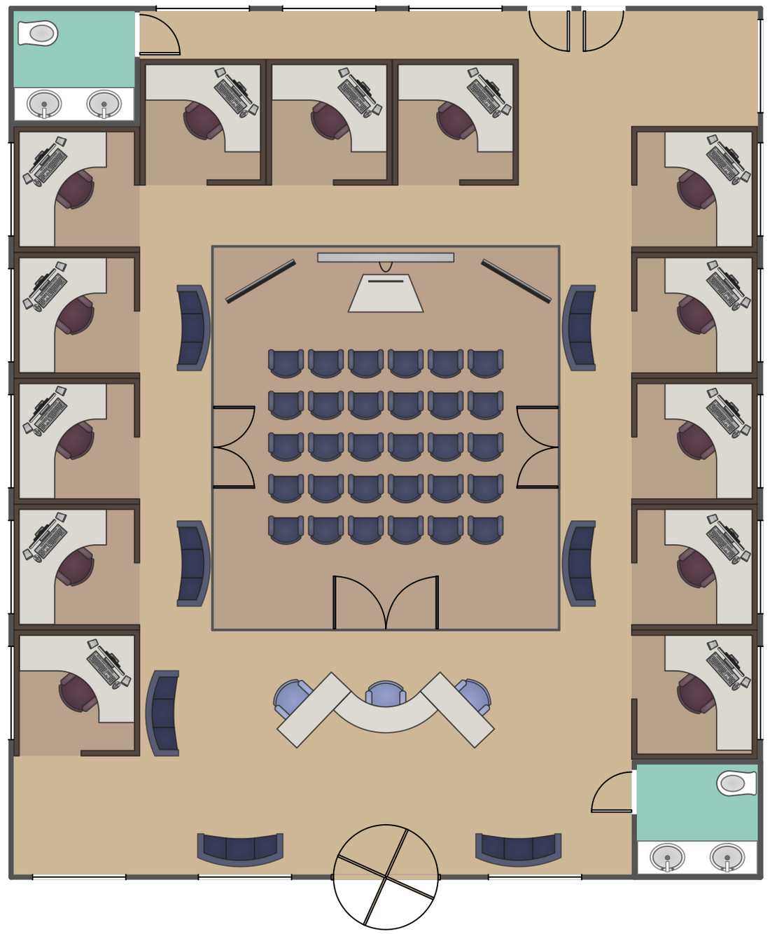 Office Layout Plans Solution ConceptDraw com