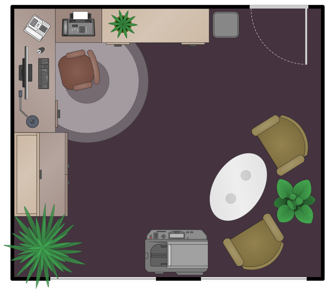 Office Layout Plans Solution | ConceptDraw.com