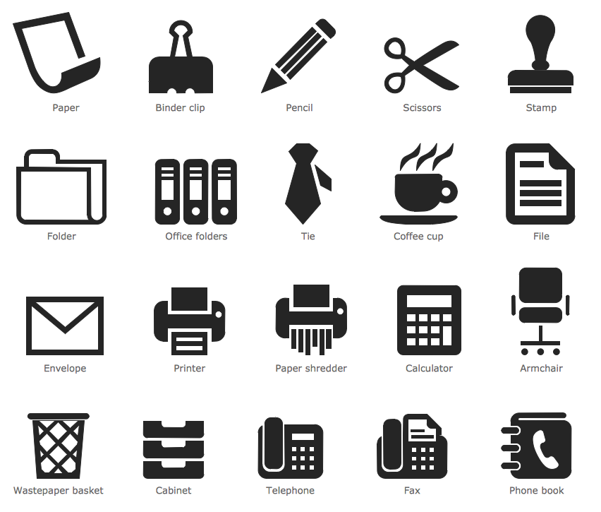 Design Elements — Office Pictograms