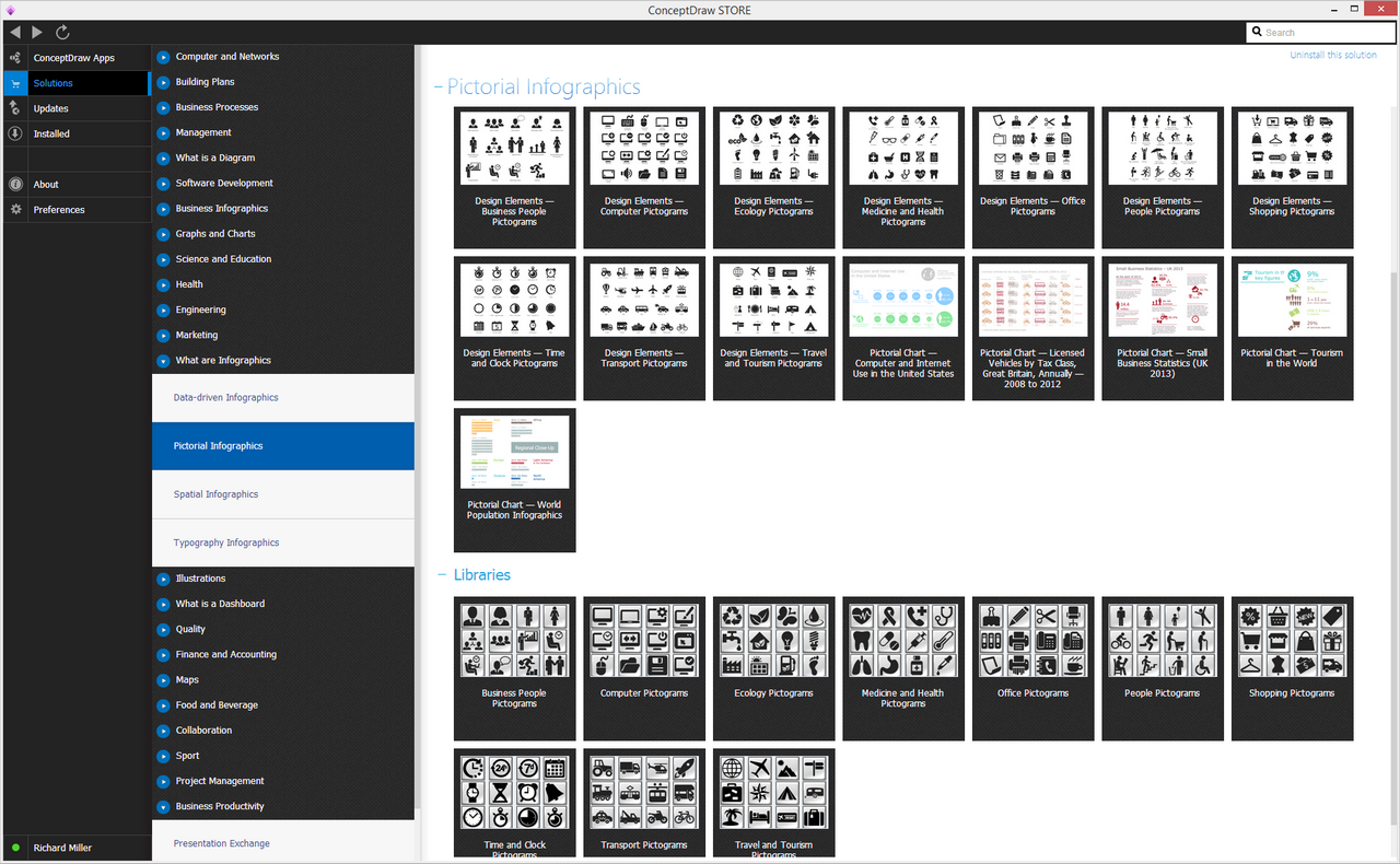 Pictorial Infographics solution - Start Using