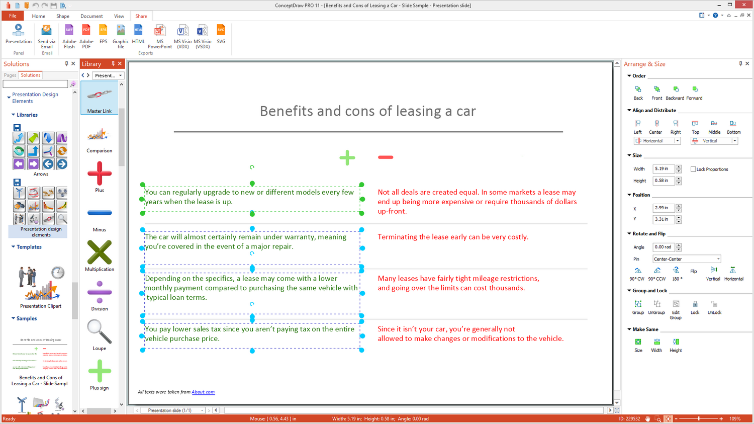 Presentation Clipart Solution for Microsoft Windows