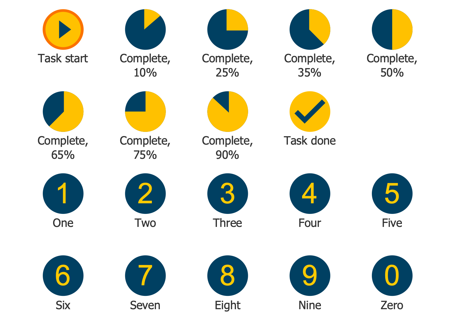 Design Elements — Complete and Numbers