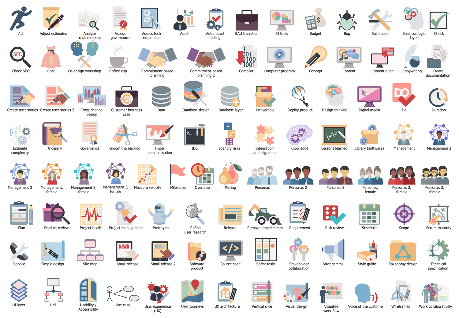 Design Elements — Scrum Clipart