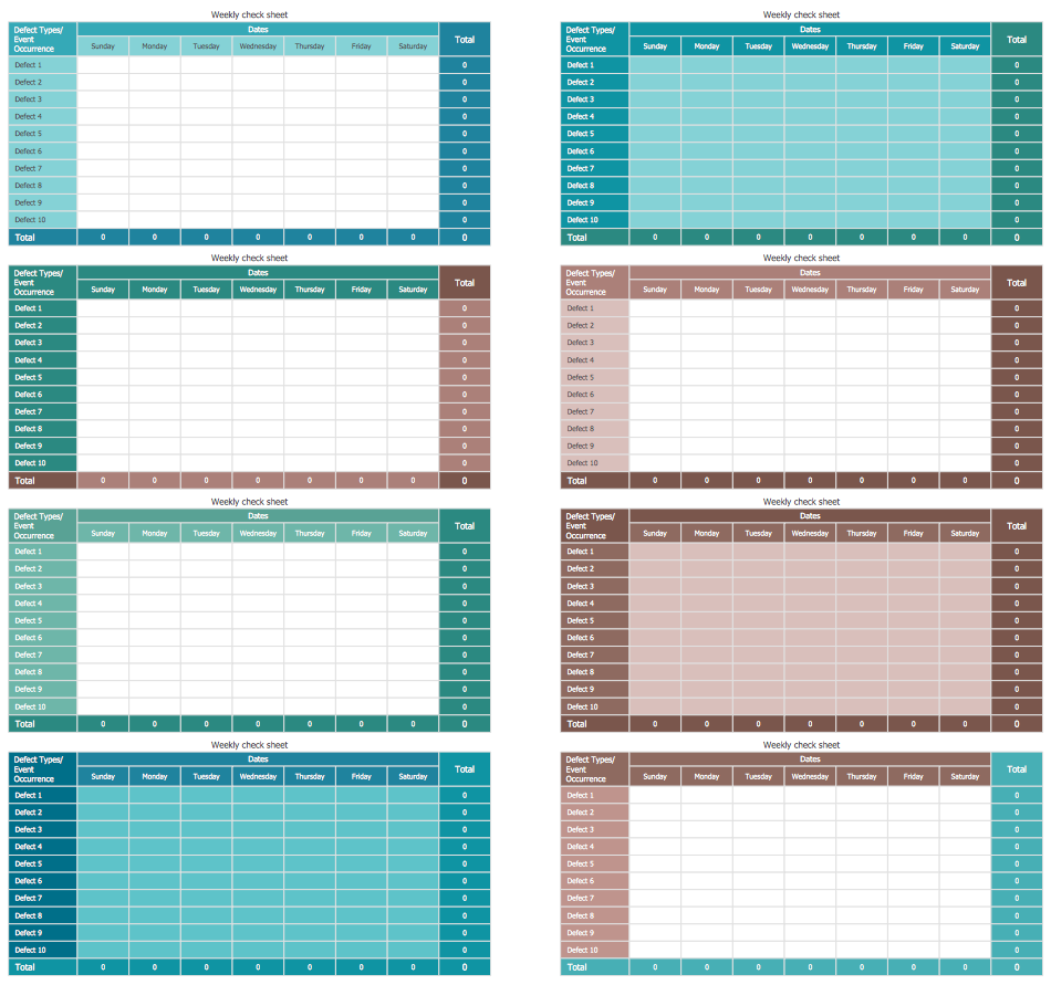 Design Elements — Check Sheet