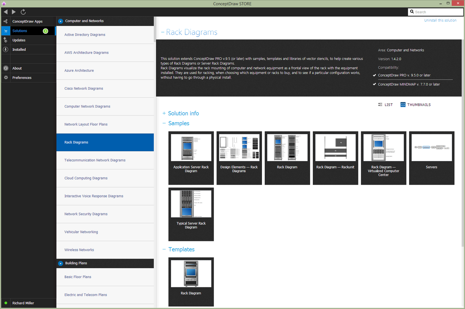 Rack Diagrams Solution — Install