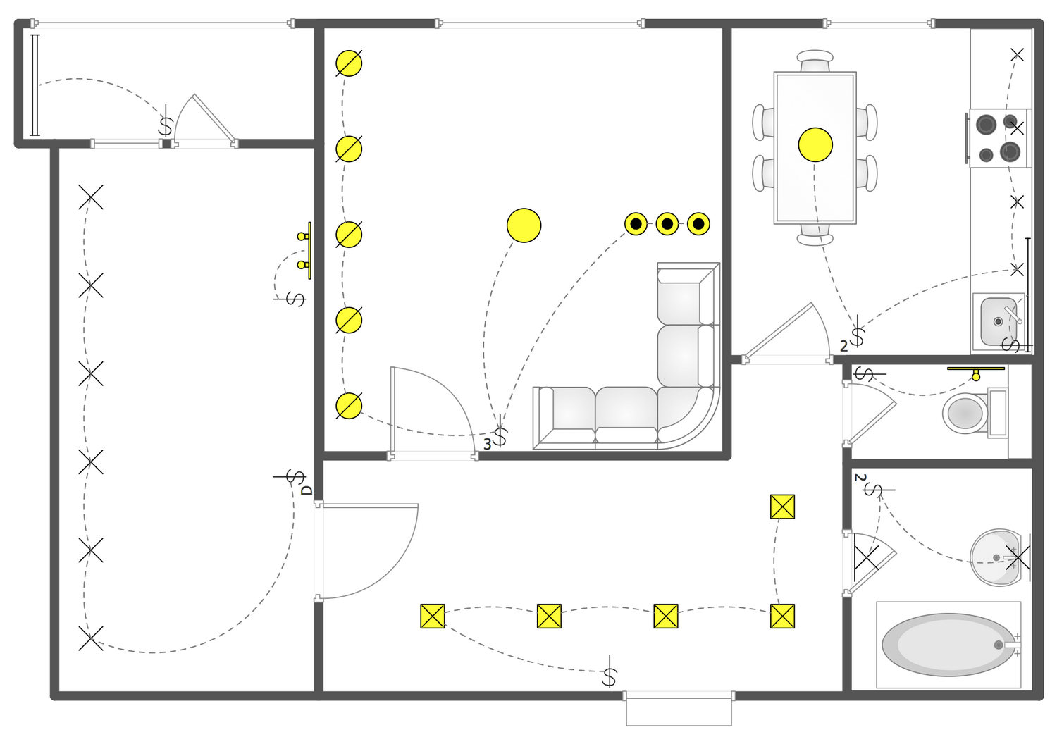 Reflected Ceiling Plans Solution Conceptdraw Com