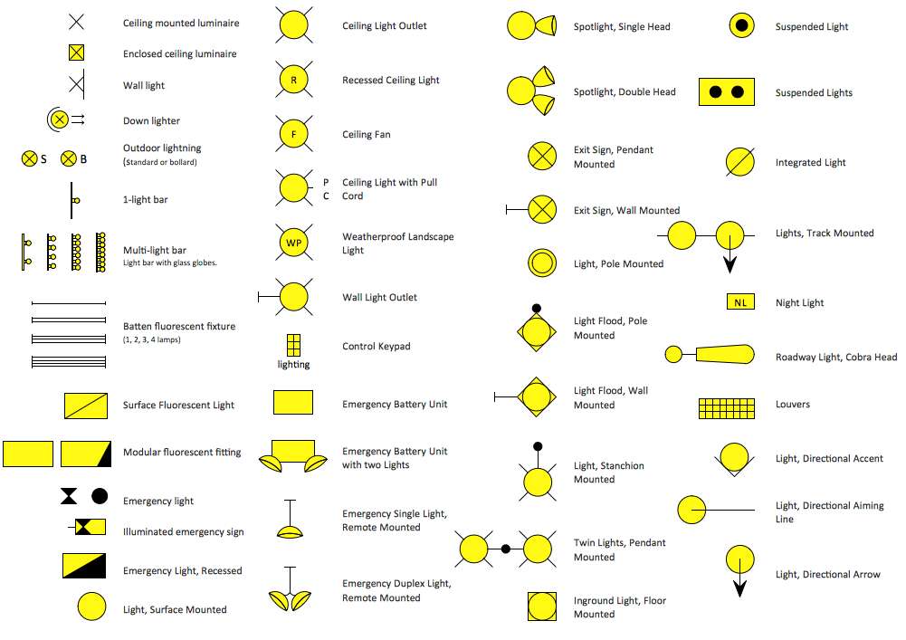 Reflected Ceiling Plans Solution ConceptDraw com