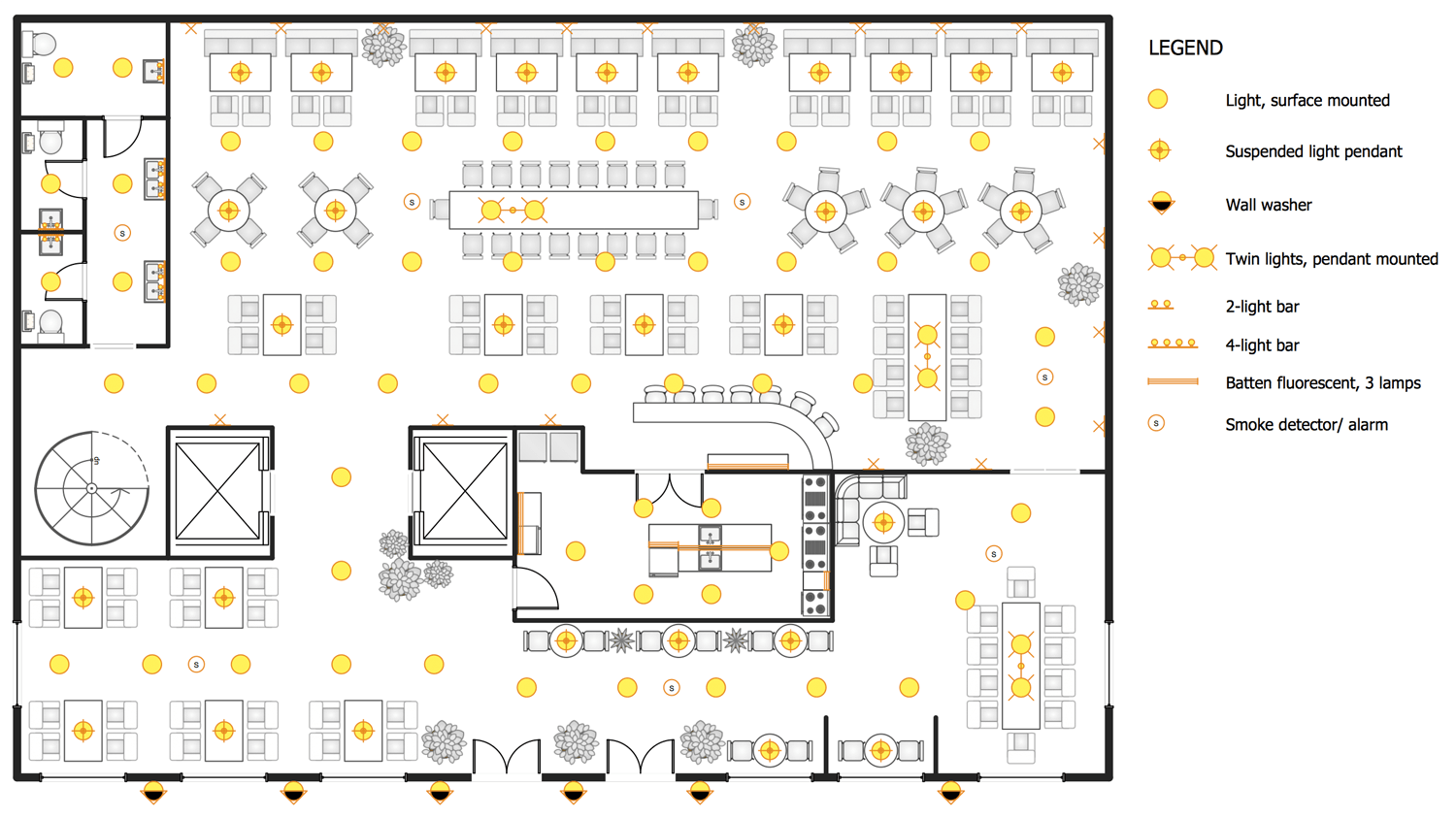 Reflected Ceiling Plans Solution Conceptdraw Com