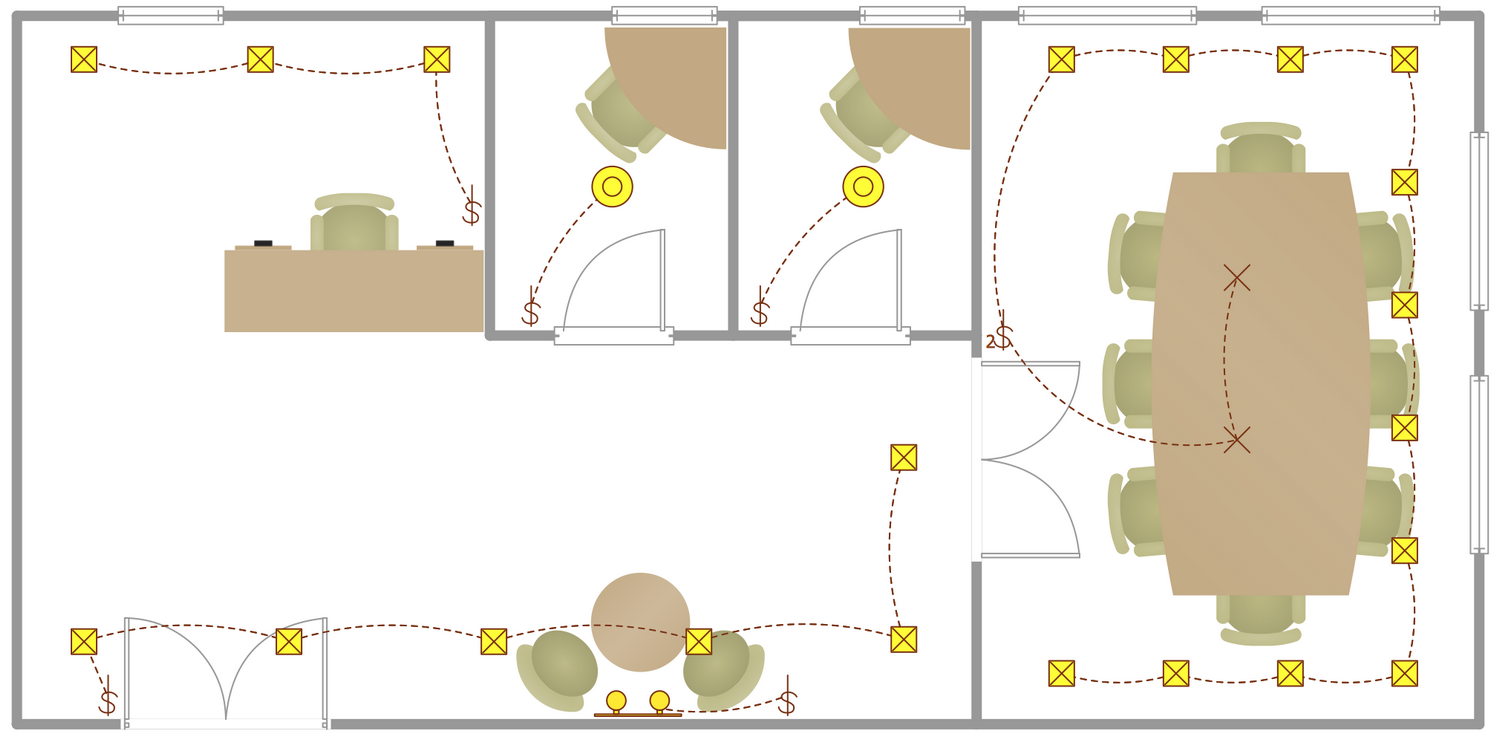 Lighting plan. Lighting solution in Plan. Reflected Ceiling Layout. Ceiling Plan. Artificial Light for Plans.