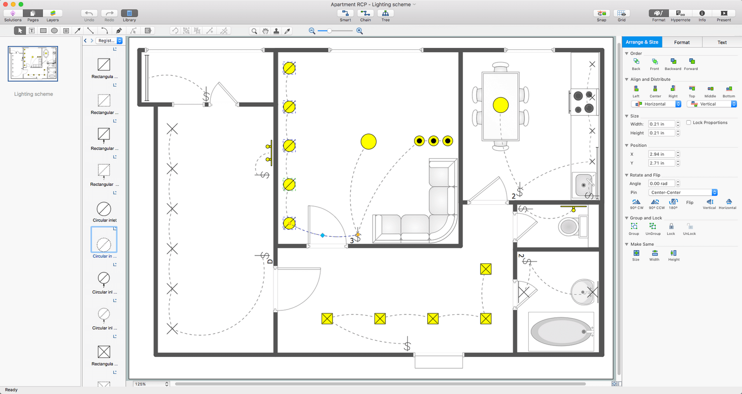 Reflected Ceiling Plans Solution | ConceptDraw.com