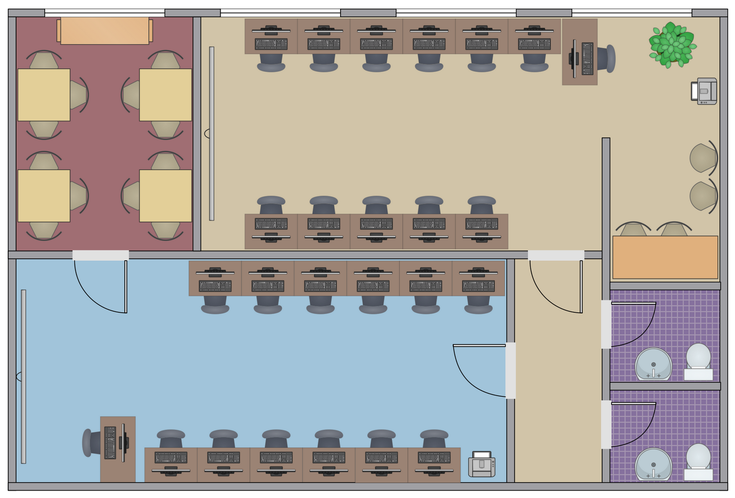 IT Training Layout