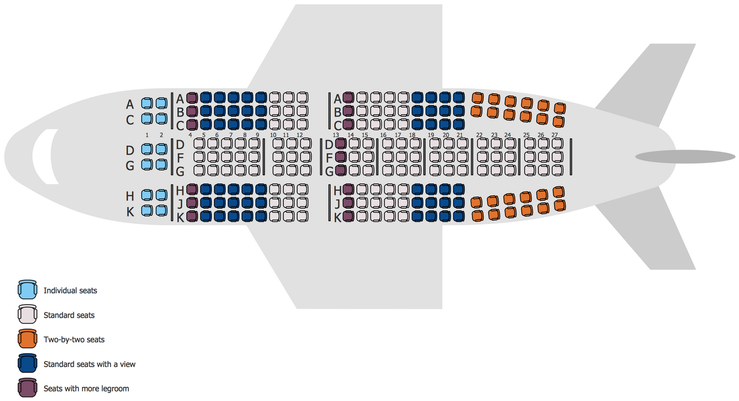 Airplane Seat Plan