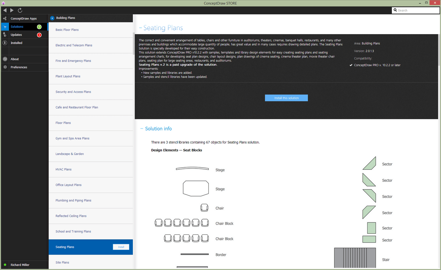 Seating Plans Solution - Install