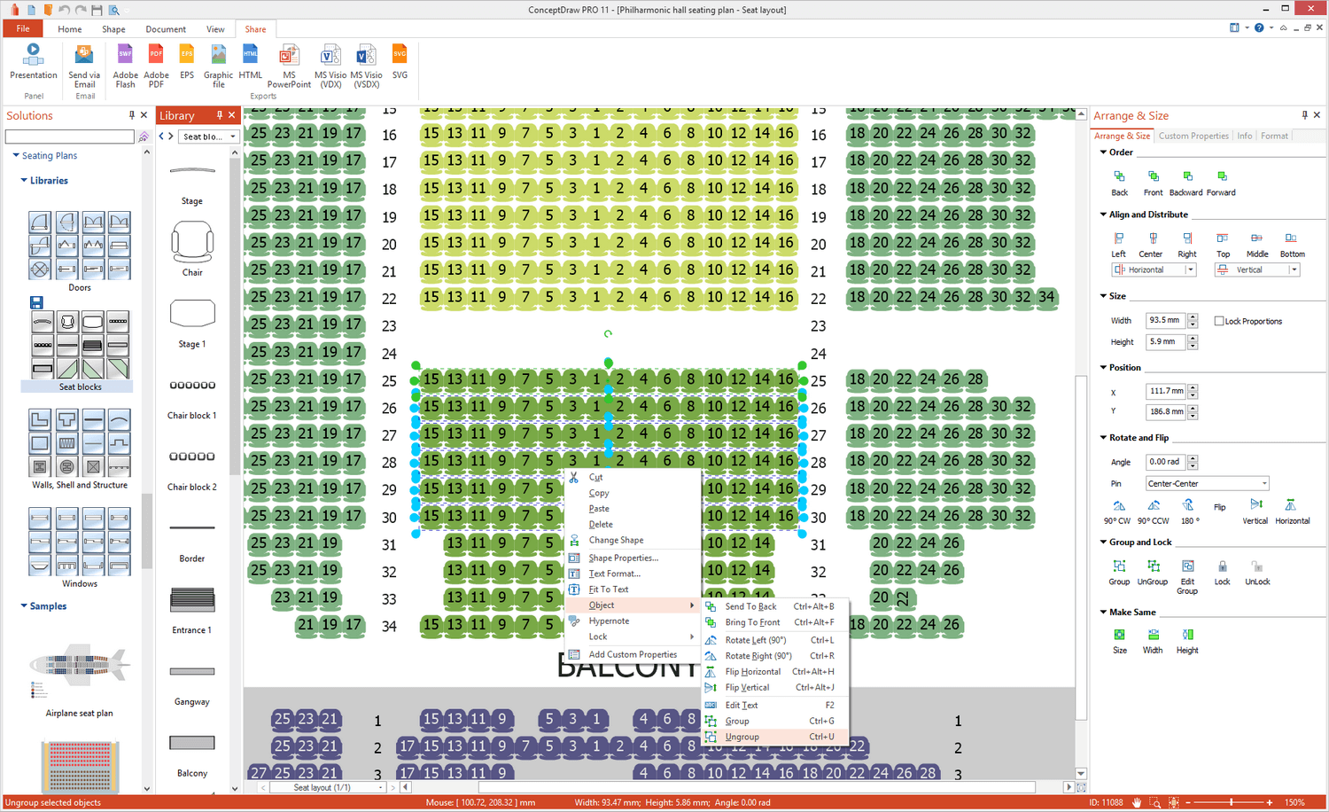 Seating Plans Solution for Microsoft Windows
