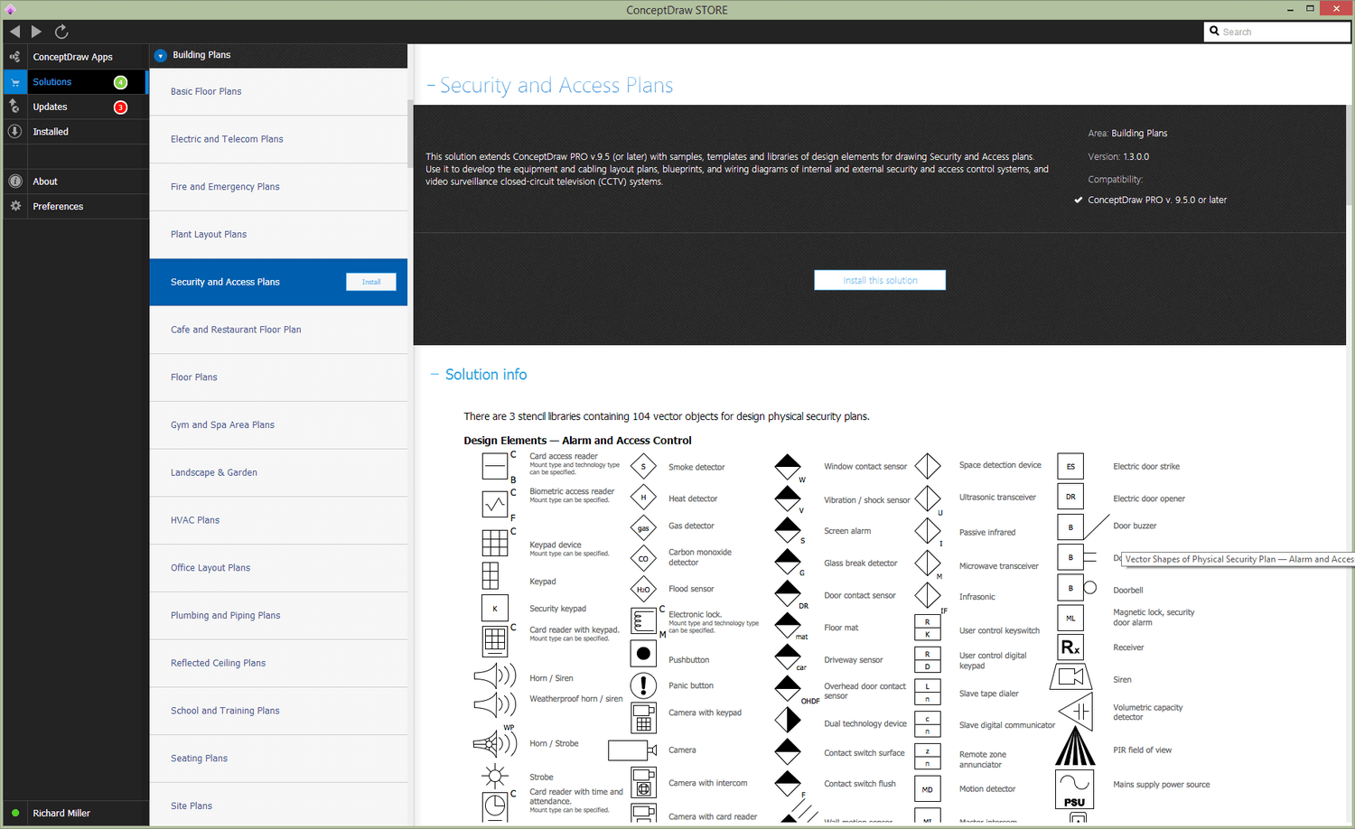 Security and Access Plans Solution - Install