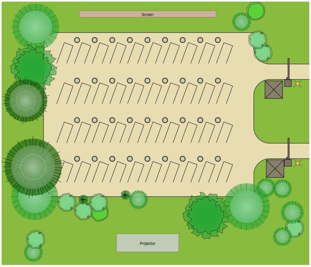 Site Plan — Drive-in Theate