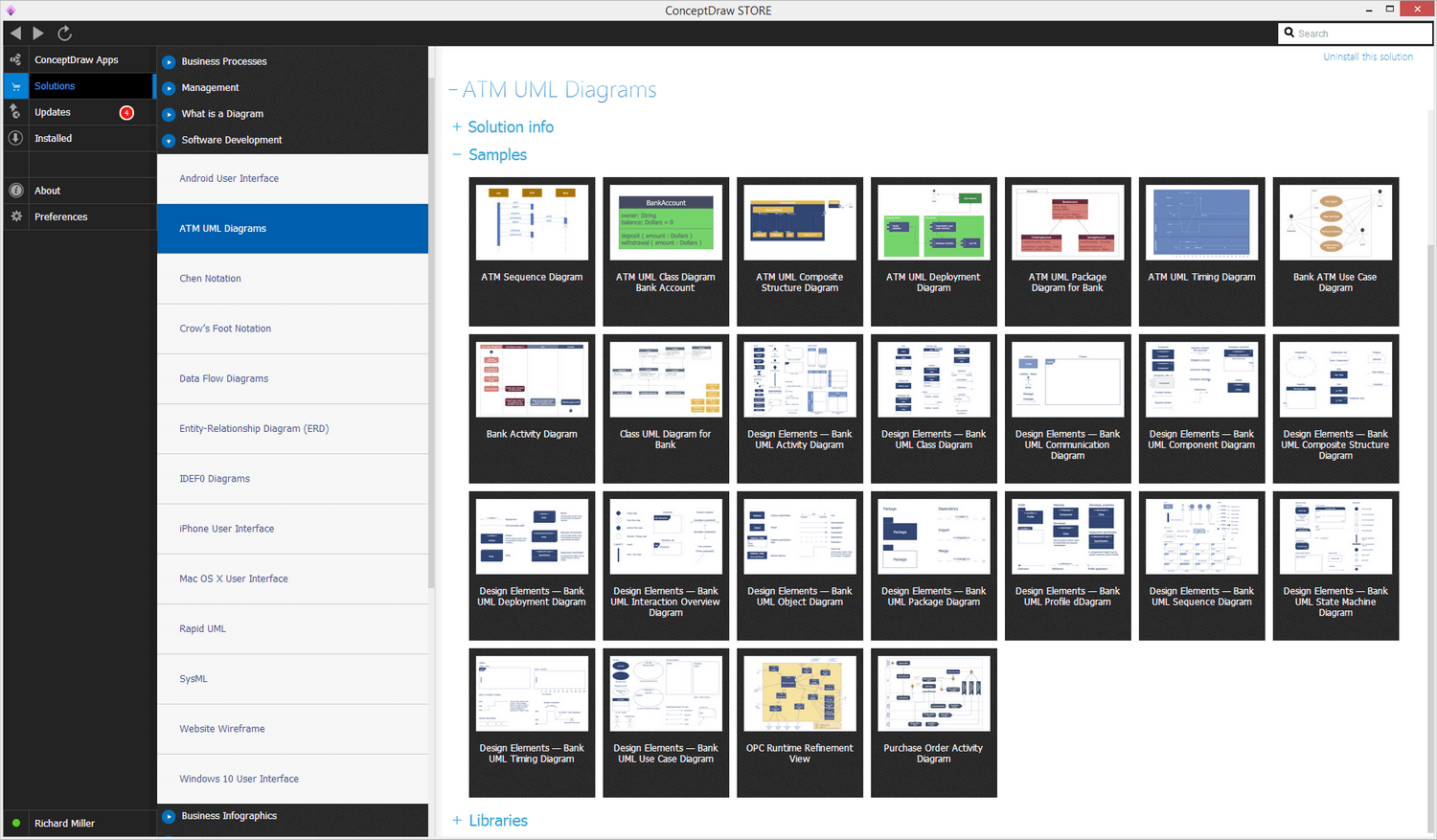 ATM UML Diagrams Solution - Start Using