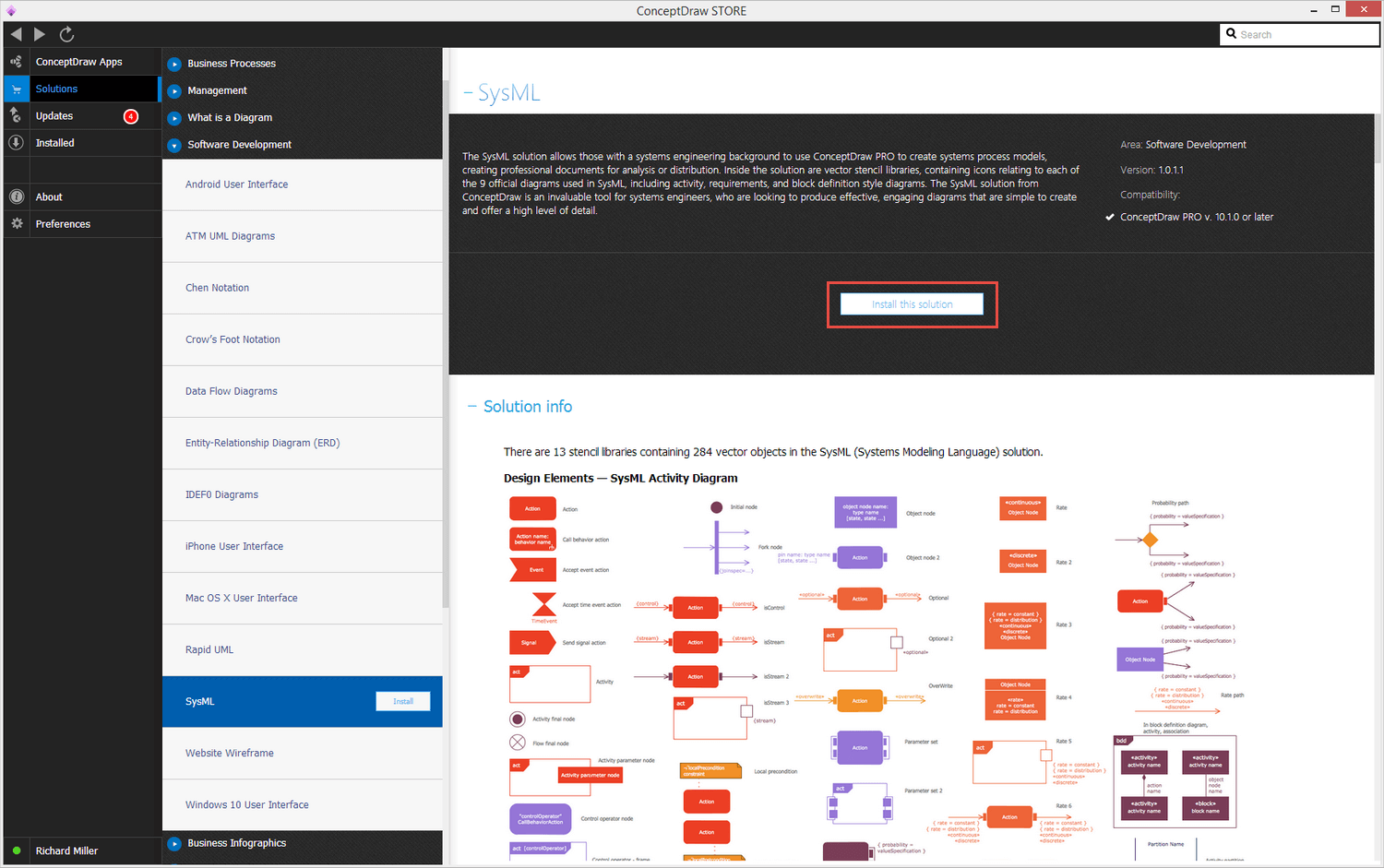 SysML Solution - Install